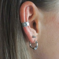 Zilveren earcuff Olifant Zilveren earcuff Olifant