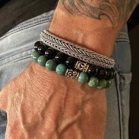 Brede zilveren heren armband Brede zilveren heren armband