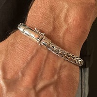Zilveren Bali style heren armband Zilveren Bali style heren armband