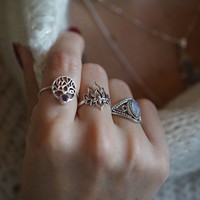 Zilveren ring Lotus Flower Zilveren ring Lotus Flower