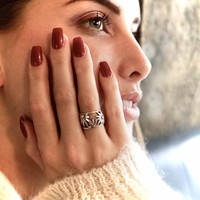 Zilveren ring Daisy Flower Zilveren ring Daisy Flower