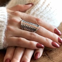 Zilveren boho ring Gillian Zilveren boho ring Gillian