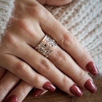 Zilveren boho ring Genesis Zilveren boho ring Genesis