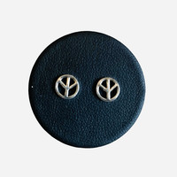 Zilveren oorknopjes Peace Zilveren oorknopjes Peace
