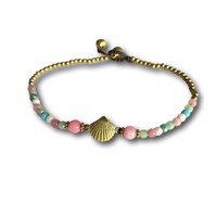 Enkelbandje pastel schelp Enkelbandje pastel schelp