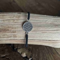 Bedel armbandje FLOWER OF LIFE - 925 zilver Bedel armbandje FLOWER OF LIFE - 925 zilver