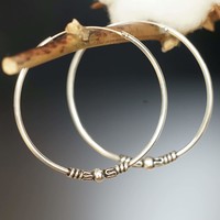 Bali Hoops oorbellen Uluwatu 45 mm Bali Hoops oorbellen Uluwatu 45 mm