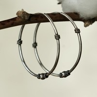 Bali Hoops oorbellen Jimbaran 40 mm Bali Hoops oorbellen Jimbaran 40 mm