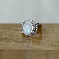 Zilveren Maansteen ring Anjali Zilveren Maansteen ring Anjali