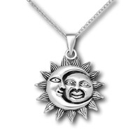 Zilveren hanger Sun & Moon Zilveren hanger Sun & Moon