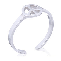 Teenring / vingertop ring Peace Teenring / vingertop ring Peace