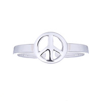 Teenring / vingertop ring Peace Teenring / vingertop ring Peace