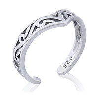Teenring / vingertop ring Chevron Teenring / vingertop ring Chevron