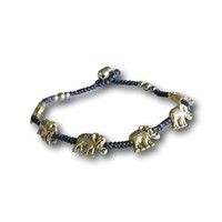Enkelbandje Golden Elephants Enkelbandje Golden Elephants