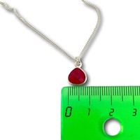 Zilveren ketting Robijn Zilveren ketting Robijn