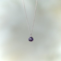 Zilveren ketting Amethist Zilveren ketting Amethist