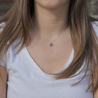 Zilveren ketting Amethist Zilveren ketting Amethist