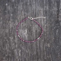 Armbandje Robijn zilver Armbandje Robijn zilver