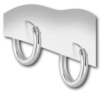 Zilveren oorringen 12 mm Zilveren oorringen 12 mm
