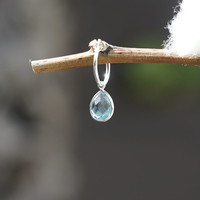 Oorbedeltje Blue Topaz Oorbedeltje Blue Topaz