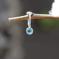 Oorbedel Blue Topaz Oorbedel Blue Topaz