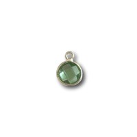 Edelsteen oorbedel groene Amethist kwarts Edelsteen oorbedel groene Amethist kwarts