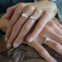Zilveren ring Maansteen Malorie Zilveren ring Maansteen Malorie