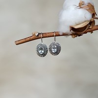 Zilveren oorbellen Blue Topaz Medewi Zilveren oorbellen Blue Topaz Medewi