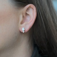 Zilveren oorknopjes Shiny dot Zilveren oorknopjes Shiny dot