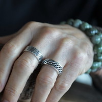 Zilveren heren ring Zilveren heren ring