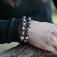 Kralen armband Botswana Agaat 10mm Kralen armband Botswana Agaat 10mm