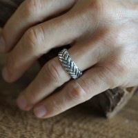 Zilveren heren ring Zilveren heren ring