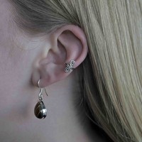 Zilveren earcuff Swirly Zilveren earcuff Swirly