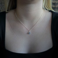 Zilveren ketting Labradoriet Zilveren ketting Labradoriet
