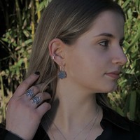 Zilveren oorbellen Ohm Zilveren oorbellen Ohm