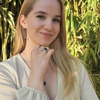 Zilveren Black Onyx ring Jadha Zilveren Black Onyx ring Jadha