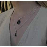 Zilveren ketting ronde schakel Zilveren ketting ronde schakel