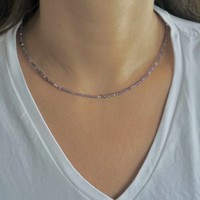 Edelsteen ketting Coco Amethist Edelsteen ketting Coco Amethist