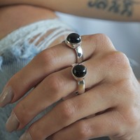 Zilveren ring Black Onyx Abou Zilveren ring Black Onyx Abou