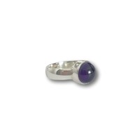 Zilveren ring Amethist Abou Zilveren ring Amethist Abou