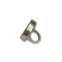 Zilveren ring met Ammoniet fossiel Zilveren ring met Ammoniet fossiel