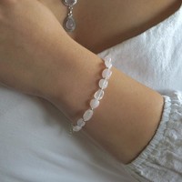 Edelsteen armband Rozenkwarts Thian Edelsteen armband Rozenkwarts Thian