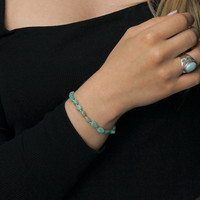 Edelsteen armband Amazoniet Thian Edelsteen armband Amazoniet Thian