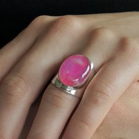 Pink Maansteen ring Anello Pink Maansteen ring Anello