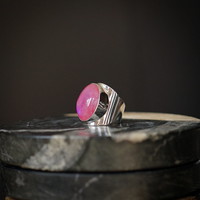 Pink Maansteen ring Anello Pink Maansteen ring Anello
