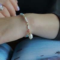Armbandje zoetwaterparel Leila Armbandje zoetwaterparel Leila