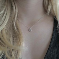 Zilveren ketting Tree of life hart Zilveren ketting Tree of life hart