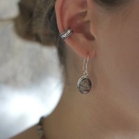 Zilveren oorbellen Crazy Lace Agaat Zilveren oorbellen Crazy Lace Agaat