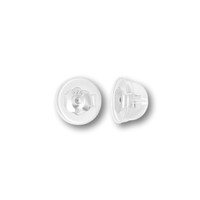 2 Silicone zilveren stoppers 2 Silicone zilveren stoppers