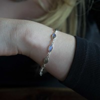 Zilveren armband Labradoriet Latoya Zilveren armband Labradoriet Latoya
